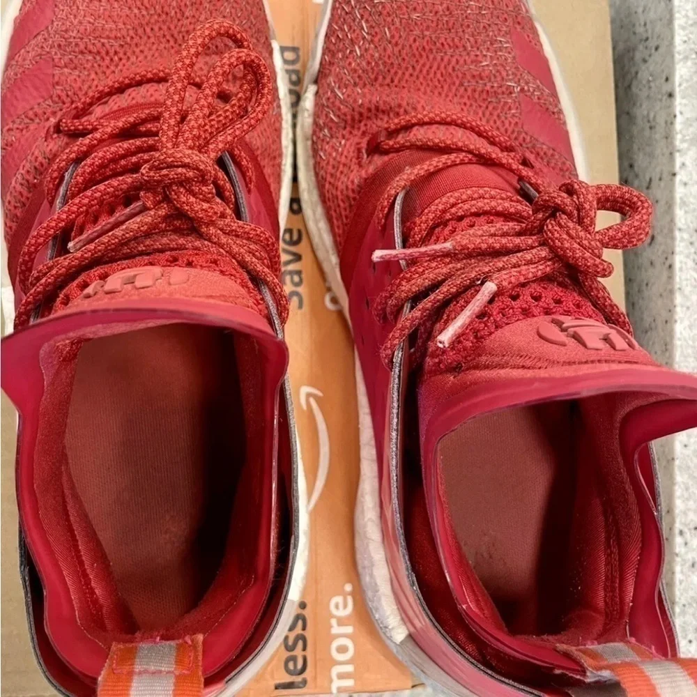 𝅺adidas Men’s Harden Volume 2 Bold Red Shoes‎ Size 9